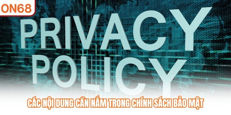 Chính Sách Bảo Mật ON68 – An Ninh Vững Chắc Cho Tài Khoản - slotvivo89